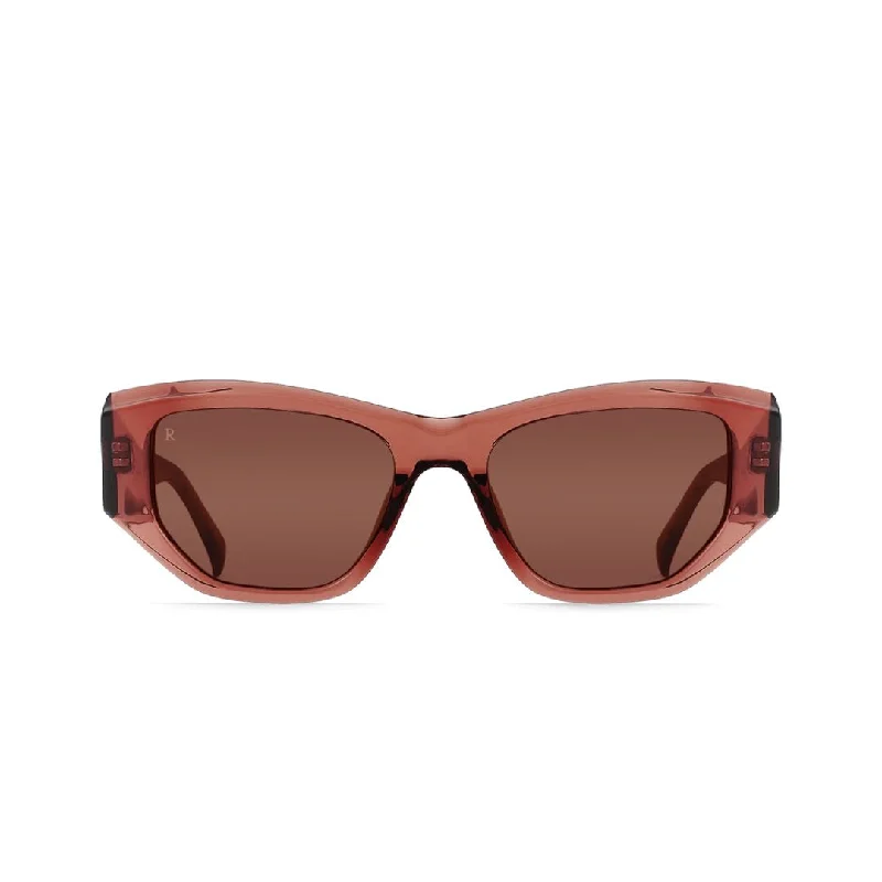 Ynez Sunglasses (Allegra + Teak) Rectangle Business Style
