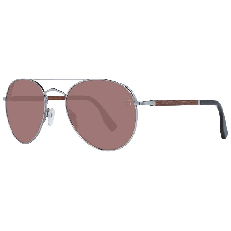 Zegna Couture  Men Men's Sunglasses Rectangle - Rimmed 