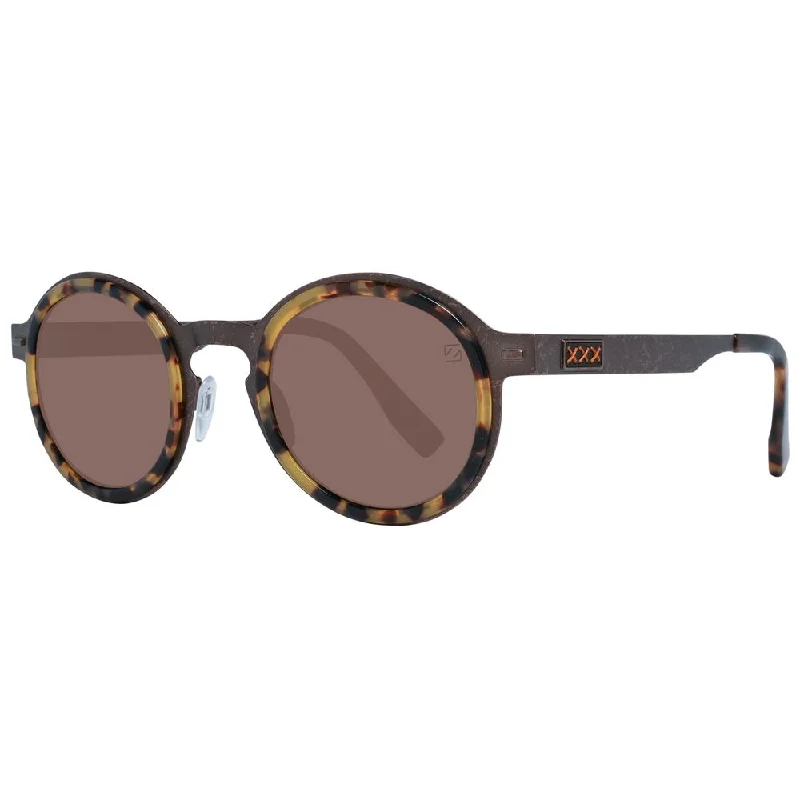 Zegna Couture  Men Men's Sunglasses Geometric - Patterned Frame Design