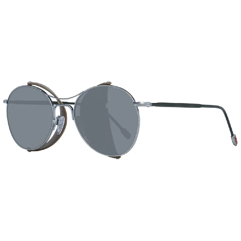 Zegna Couture  Men Men's Sunglasses Retro Round - Frame Look
