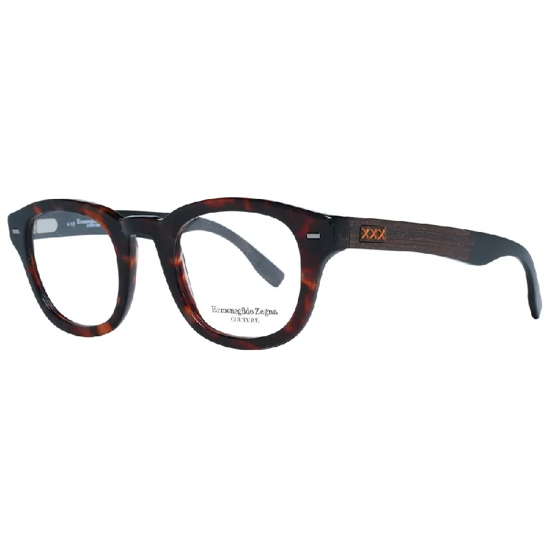 Zegna Couture  Men Optical Men's Frames Vintage - Style Browline Glasses