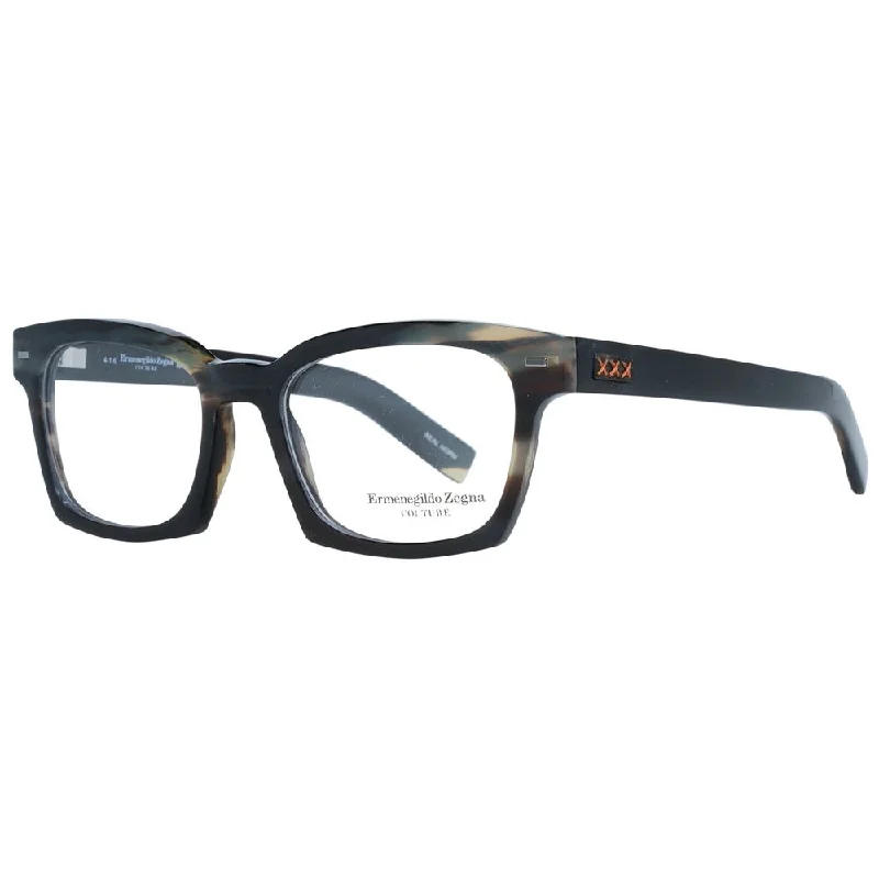Zegna Couture  Men Optical Men's Frames Glossy Metal Frame Look
