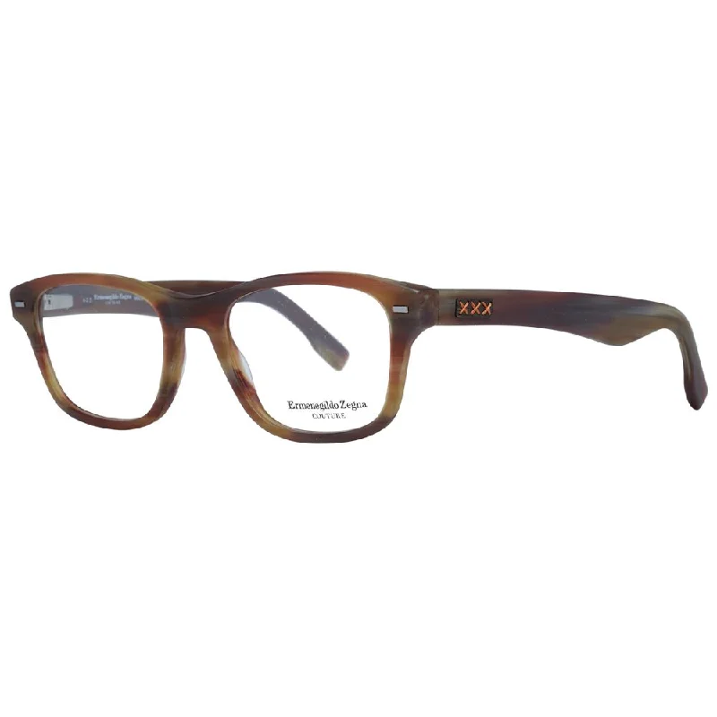 Zegna Couture  Men Optical Men's Frames Unisex Angular Frame Style