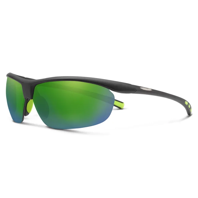 Matte Black / Polar Poly Green Mirror